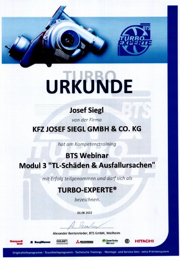 Kfz-Meisterbetrieb Josef Siegl GmbH & Co. KG