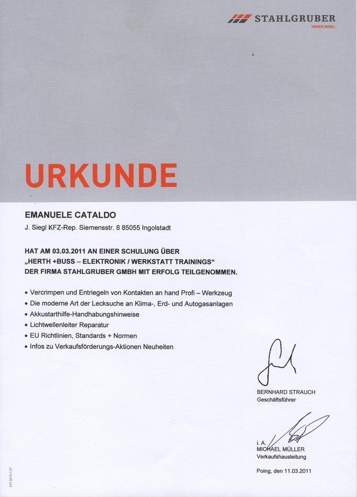 Kfz-Meisterbetrieb Josef Siegl GmbH & Co. KG