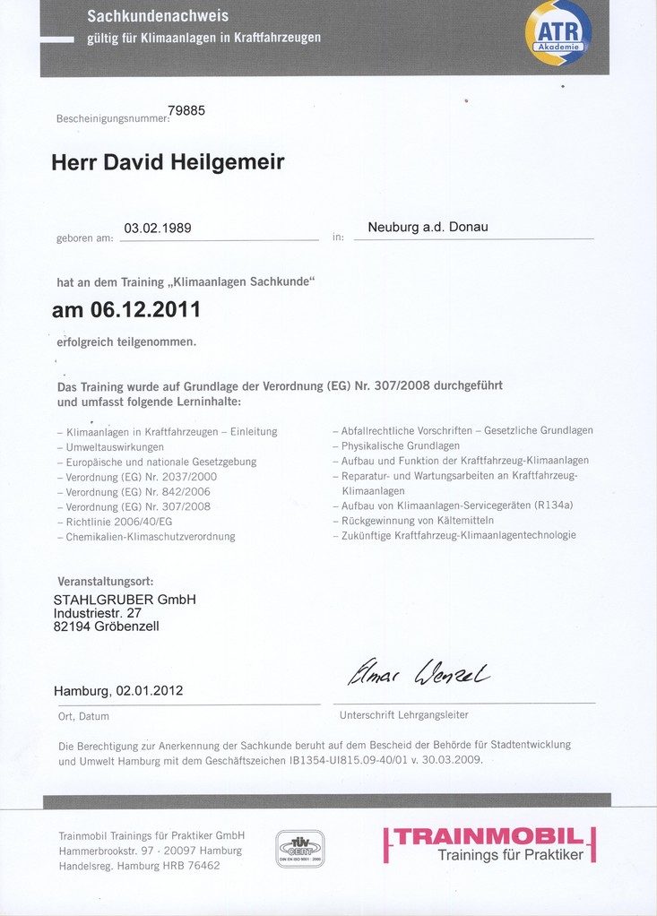 Kfz-Meisterbetrieb Josef Siegl GmbH & Co. KG