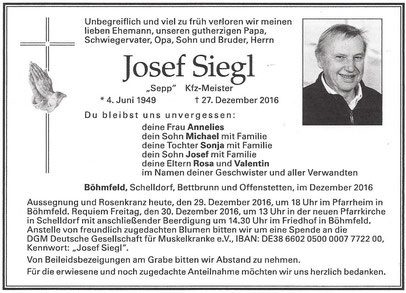 Kfz-Meisterbetrieb Josef Siegl GmbH & Co. KG