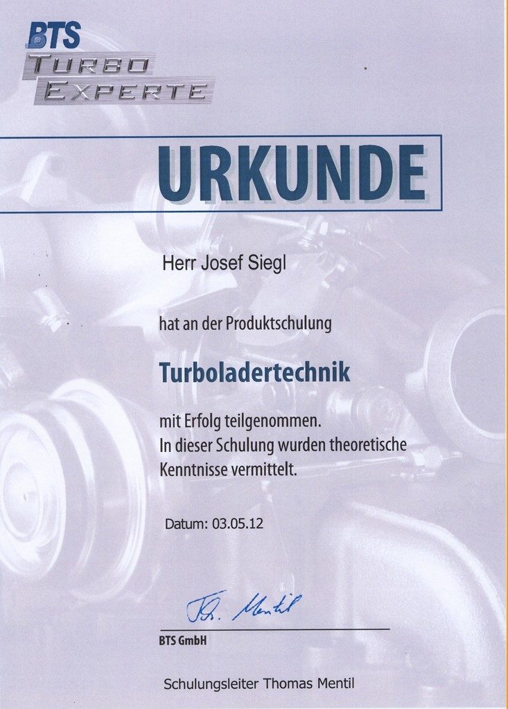 Kfz-Meisterbetrieb Josef Siegl GmbH & Co. KG